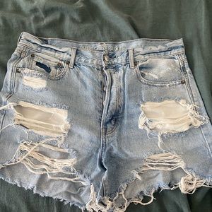American Eagle Distressed High Wasted Shorts